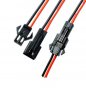 10Pack Female and Male Matting Connector, SM2.54mm XH2.54 2Pin Connector