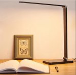 LED Desk Lamp with Wireless Chargers and USB Charging Port for Home Office, Desk Light withTimer for Reading, Study, Crafts