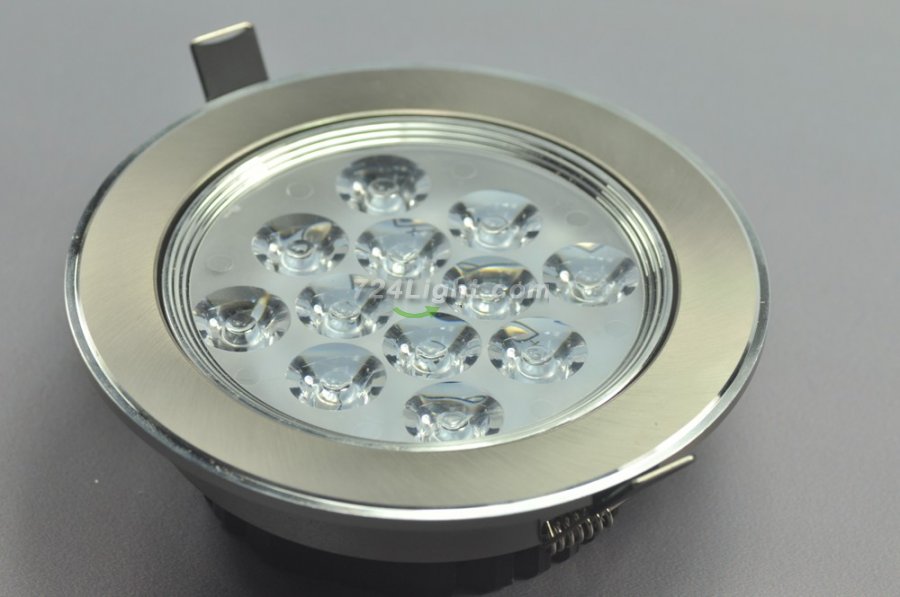 12W CL-HQ-04-12W LED Spotlight Cut-out 114mm Diameter 5.4" Gray Recessed LED Dimmable/Non-Dimmable LED Ceiling light