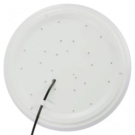 24W 14.96 inch (380mm) LED Ceiling Light Fixture CCT changable & Dimmable with RF controller Round Acrylic Shade White Finish Modern LED Flush Mount