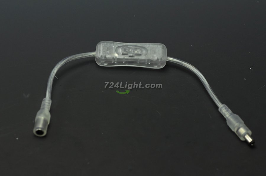 Wholesale Led Light DC Switch On-Off Button For single color 5050 3528 Power Supply Controller 12V 24V 5A