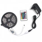 16.4FT/5Mtr 150LEDs RGB LED Strip Light Kit SMD5050 30LEDs/Mtr, WiFI Wireless, Smart APP controlled