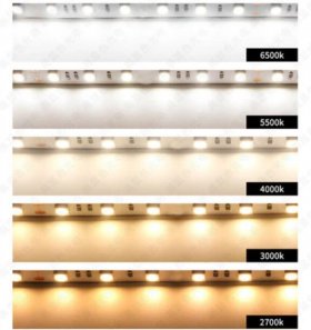 16.4FT 5Meters SMD2835 600LED 12V 60W True Color CRI95+ LED Strip Light Flexible Tape Light