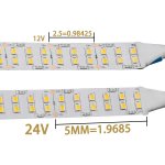 12V 2835LED DOUBLE ROW STRIP LIGHT 240LEDS/METER 12V2835 LOW VOLTAGE HIGH BRIGHTNESS STRIP LIGHT 5M (16.4FT) 2835STRIP LIGHTSS