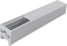 New 1315 with magnet magnetic installation supermarket shelf shoe rack line light hard light bar aluminum groove shell kit