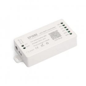 5V-24V DC SP108E Wireless App Controlled Dream Color Magic Color Addressable Color Changing LED Flexible Strip Lights Max 2048Pixels Controllable