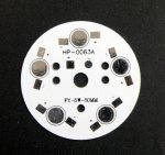 5W LED High Power Aluminum Plate 5 Series Connections Diameter 50mm Bulb Lights Circuit Board