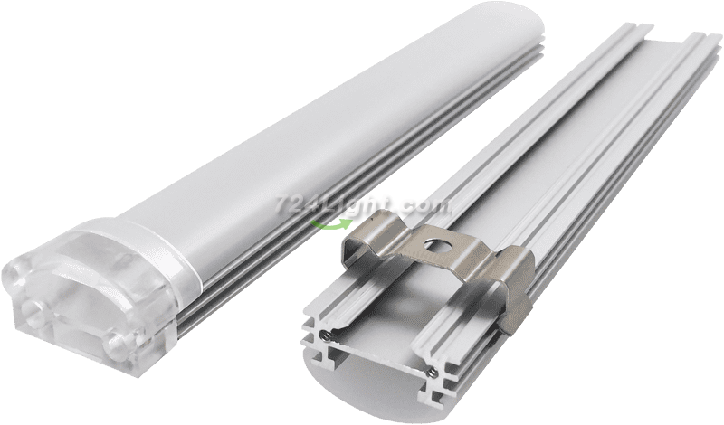 Aluminum Slot Housing Kit with Magnet Magnetic Mounting Shelf Linear Light Hard Light Bar Kit