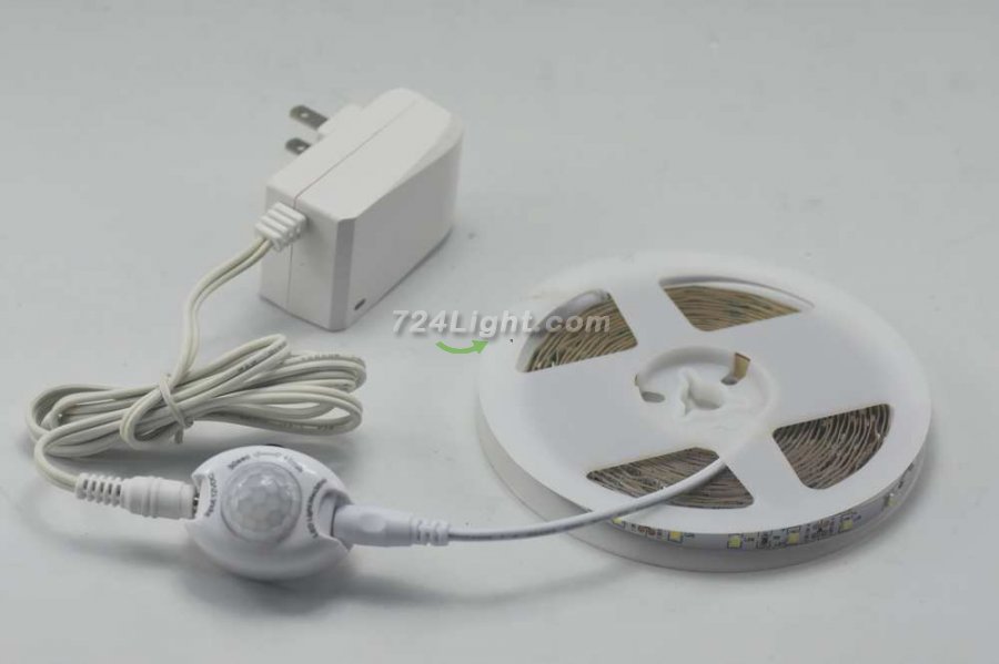 Motion Activated LED Strip Light Kit Under Cabinet LED Sensor Strip Under Bed light sensation