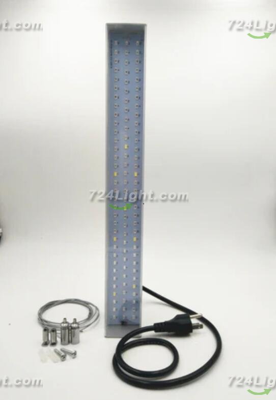 80W 40'' Full Spectrum Linear LED Grow Light Strip 6 Bands with IR & UV included, Adjustable Hanger, Idea for Greenhouse, Vegetables & Fruits, Horticulture, Propagation and City Farming