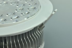 24W LD-CL-CPS-01-24W LED Down Light Cut-out 160mm Diameter 7.5" White Recessed Dimmable/Non-Dimmable LED Down Light