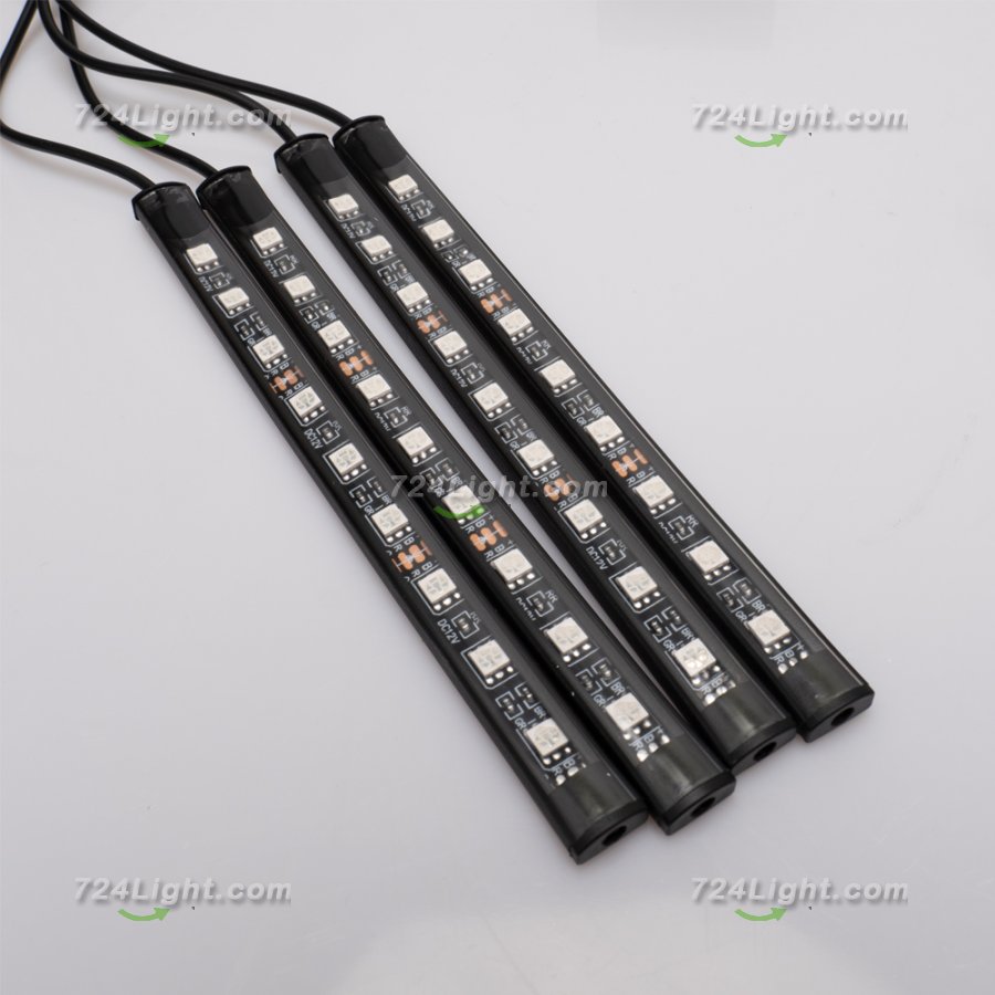 Car decorative light, 5050 9led car LED one for four indoor foot lights