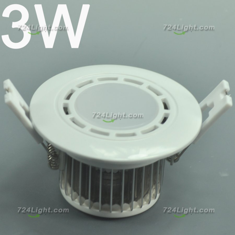 3W LD-DL-CPS-01-3W LED Down Light Cut-out 70mm Diameter 3.5\" White Recessed Dimmable/Non-Dimmable LED Down Light