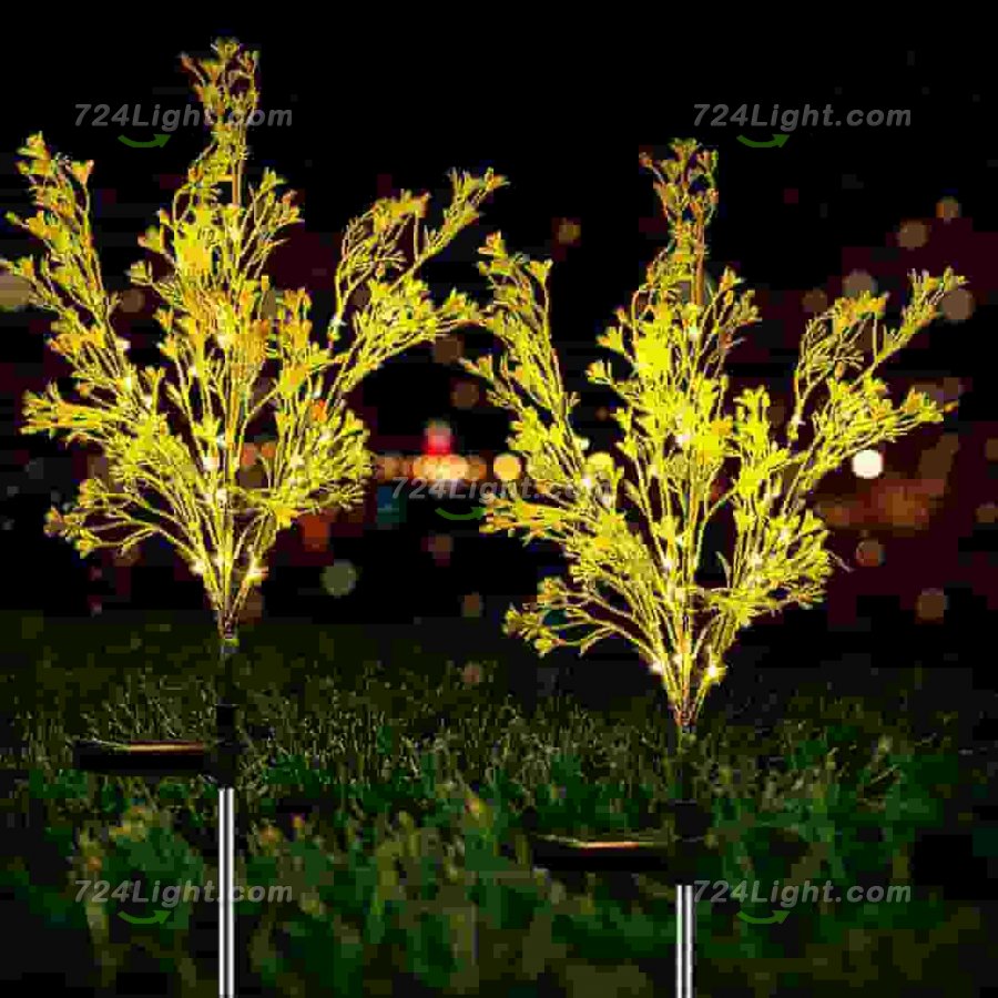 Solar Garden Lights Outdoor Decorative, Waterproof IP65 Powered Flower Lights