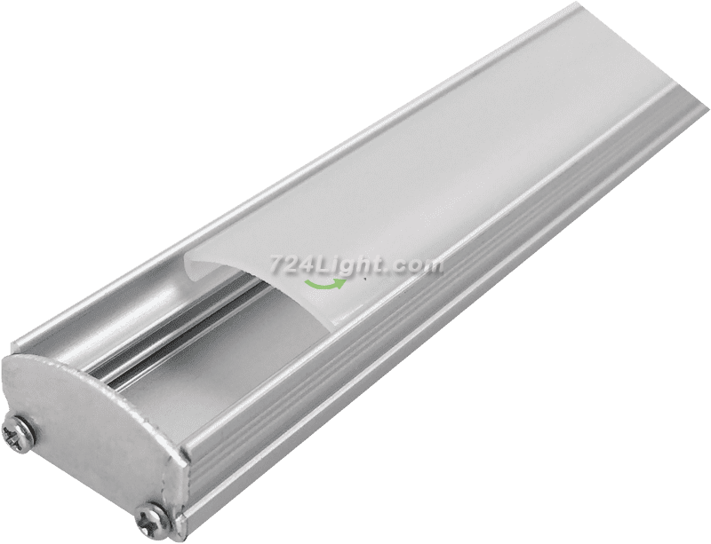 Seamless docking cabinet office linear light installation easy hard light strip aluminum groove shell kit