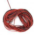 22Guage Red&Black LED Strip Extension Cable 2pin 2 Color Stand Wire Bonded Flat Cable for SMD5050 3528 5630 2538 Single Color