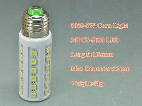 5050 Corn Light Bulb Lamp E27 5W 10W 15W 18W 25W 30W High power Light Corn Lamp Bulb