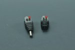 Female Male 2.1mm X 5.5mm DC Power Connector DIY Spring Clamp Quick Fix