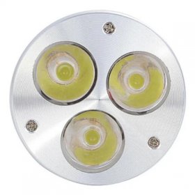 4Pack 3W(3x1W) 12V AC/DC LED Spotlight MR16 LED Bulb Light GU5.3 Bi-Pin Base Aluminum Housing 30° Beam Angle