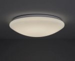 36W 19.68 inch (500mm) odern LED Flush Mount Ceiling Light Fixture Round Acrylic Shade White Finish Mushroom Shape and CCT changable with RF control