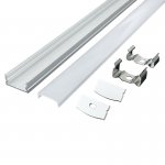 Modern minimalist style office line light kit aluminum hard light strip shell 1708