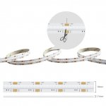 Multi-colors FCOB LED Strip 16.4FT/5M Dot Free 432LEDs/M 10W/M 12V RGB LED Light Tape