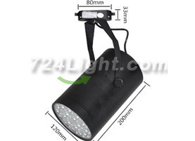 18W LD-DL-GLB-01-18W Black Shell LED Track Light LED 18*1W Pure White LED Track Lamp Diameter 120mm LED Spotlight