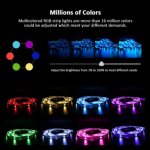 32.8FT (10Meters) with 300LEDs RGB Color Changing LED Strip Light WiFi APP Controlled Compatible with Alex Google Voice Controlled LED Strip Light Kit