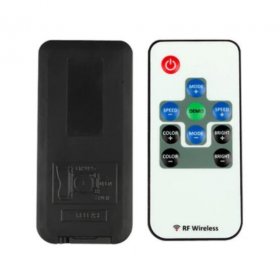 RF Wireless Mini LED Controller with 10-key Remote 5V-24V 12A / 3 Channels for RGB/GRB LED Strip SMD5050 SMD3528 Color Changing