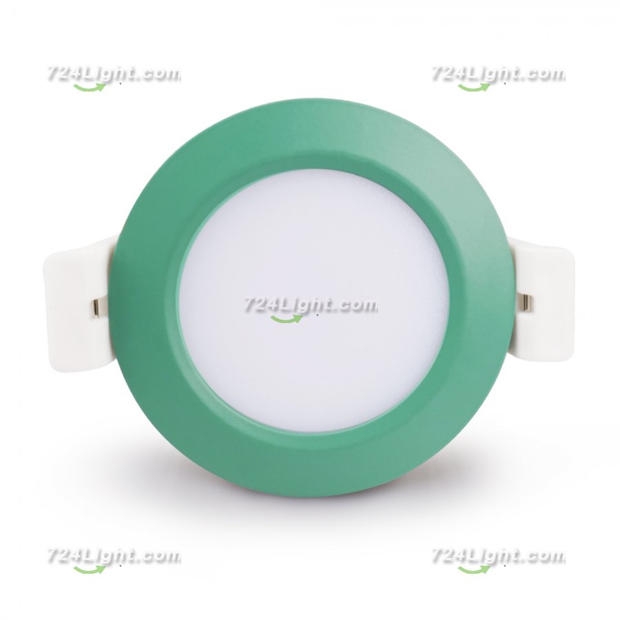 3W LED RECESSED LIGHTING DIMMABLE GREEN DOWNLIGHT, CRI80, LED CEILING LIGHT WITH LED DRIVER