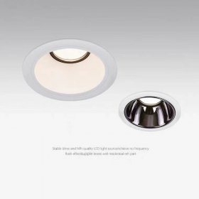 12W Spotlight Led Embedded High Color Rendering Deep Anti-glare Narrow Frame Wall Washer Without Main Light Downlight