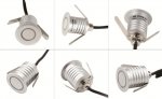 8 PCS Pack DC12V-24V 1W/3W IP67 Outdoor Waterproof LED Wall Light Corridor Ladder Step LED Lights