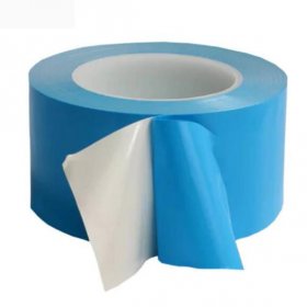 50M Roll 0.2mm Thick 2500g Viscous Force Heat Resisiting Blue Coating Double Sided Tape Adhesive Stronger Stick for LED Strip Lights
