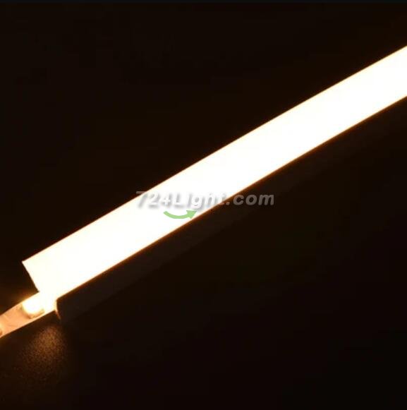 1M/5M/10M/20M Pack of T1010 LED Neon Light Housing Kit with End Caps and Mounting Clips, Flexible Neon Channel Fit for 6mm Wide LED Strip Lights