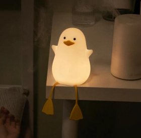 2pcs Pack Duck Lamp LED Night Light Rechargeable Desk lamp with Timer for Baby Girls Boys