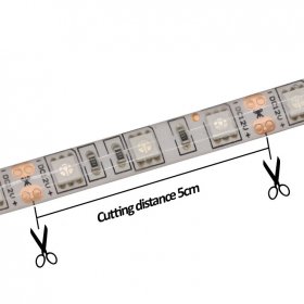 12V5050 EPOXY WATERPOOF LED STRIP LIGHT 60LEDS/METER 12V5050 LOW VOLTAGE STRIP LIGHT 5M (16.4FT) 300LEDS 5050STRIP