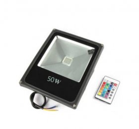 RGB Color Changing LED Floodlight with Remote Controller IP65 Waterproof