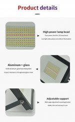 2 Pack 50W RGBCW Outdoor LED Floodlight WiFi Bluetooth RGBCW 2700K-6500K & 16 Million Colors, LED Landscape Lights, IP66 Waterproof