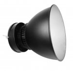 200W High Power Fin Heat Sink LED IP44 LED High Bay Light with Aluminum Reflector
