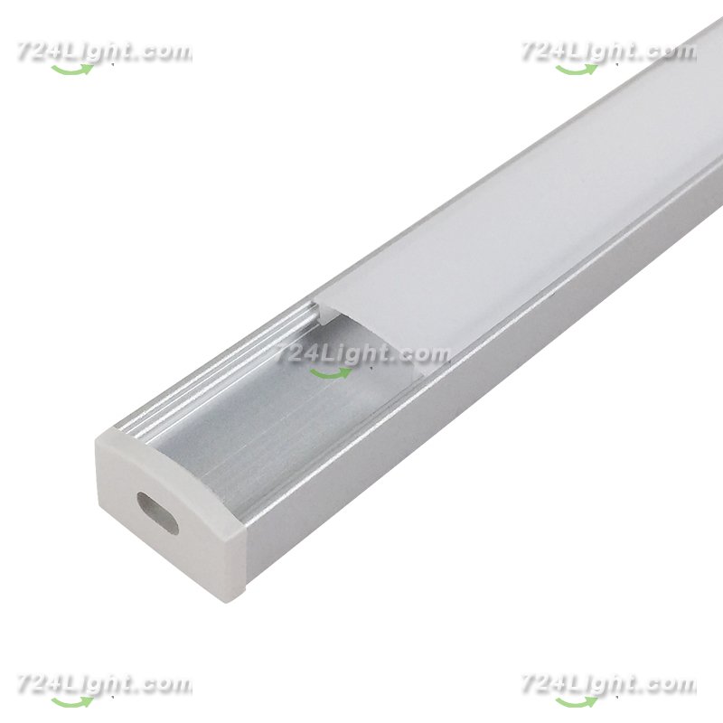 New 1307 with magnet magnetic installation shelf line light hard light bar aluminum groove shell kit