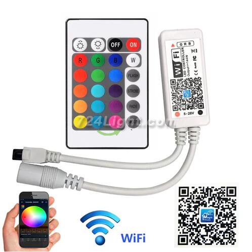 32.8FT/10Mtr RGB LED Strip Lights Kit, SMD5050 30LEDs/Mtr, WiFI Wireless, Smart APP controlled