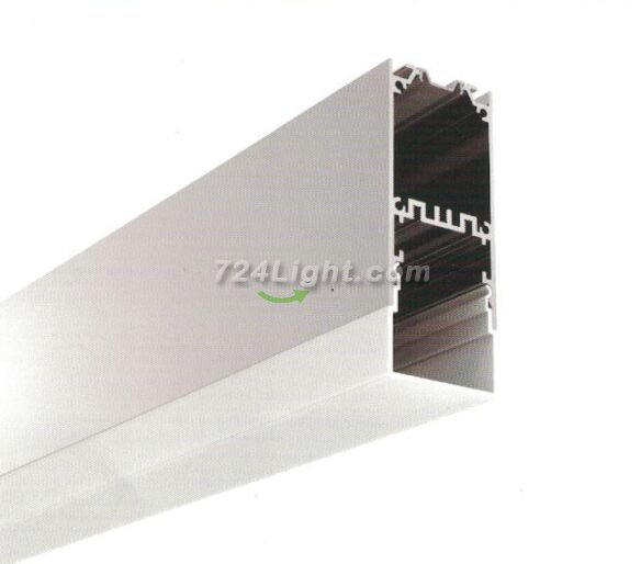 Super Wide 27.5mm LED Channel Slim LED Profile(H):95mm x 38.1mm(W) 1 meter (39.4inch) LED Line lighting Channel