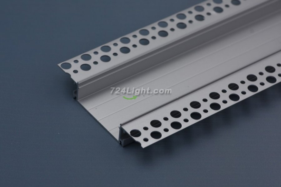 3 Meter 118.1â€ Aluminum Recessed LED Corner Strip Channel 104mm x 15.5mm Seamless Led Profile