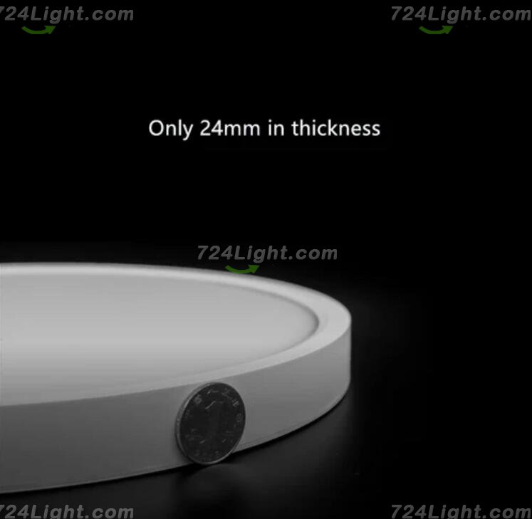 12 Inch 24W Flush Mounting Modern LED Ceiling Lights for Bedroom, Kitchen, Bathroom