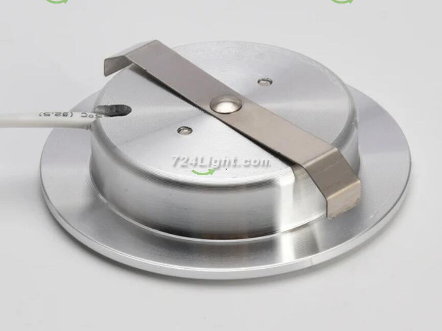 4pcs Pack LED Under Cabinet Lighting 2.5W 12VDC Ultra Thin, 3 Switches are Available Controllable Puck Light for Motorhome, Caravan, Truck, Kitchen, Wine Cabinet, Wardrobe