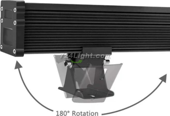 Linkable 5060 Linear LED RGB Wall Washer Lights with Remote Controller, 36W Waterproof Color Changing Wall Washer LED Light for Outdoor/Indoor Lighting Projects, Hotels, Building Wall Decorations