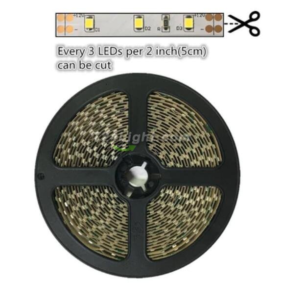 High CRI 90 LED Strips, Flexible 5M LED Strips, SMD2835-300 60 LEDs 1000LM Per Meter 8mm Wide Tape