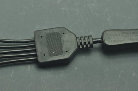(image for) Compact Power Supply to Splitter Cable LED Light Power Splitter DC 1 to 2 3 5 Adapter With Switch