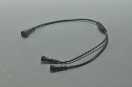 (image for) LED Light Splitter Female 2pin 1 to 2 Male Adapter Connector Cable 43cm