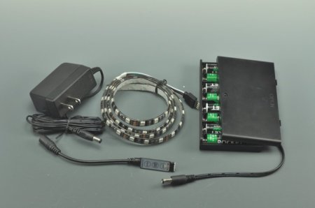 (image for) 1M LED Strip Battery Kit 5050 RGB LED Battery Kit with 8 AAA Battery Box